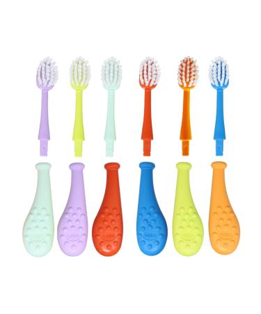 RADIUS Big Kidz Forever Toothbrush for Children 6+ Years - BPA Free, ADA Accepted - Extra Soft, Right and Left Handed - Blue/Coral - 1 Count - Buy Online on GoSupps.com