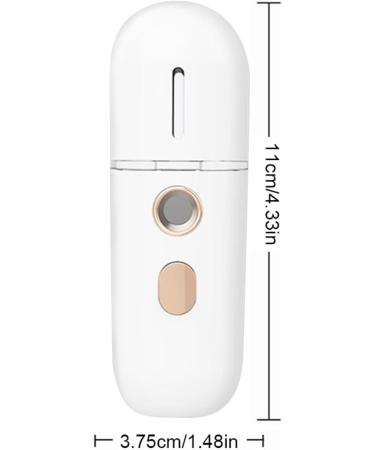 Humidificateur Visage | Ioniseur Vapeur Nano - Vaporisateur Portable Hydratant pour Maquillage Quotidien et Transport Blanc - Buy Online on GoSupps.com