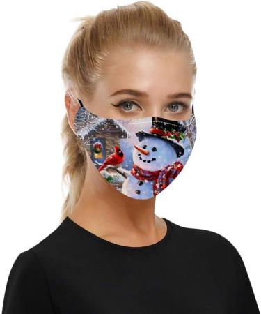 Riou 5-Piece Washable Cotton Face Covering - Breathable Dustproof Mouth & Nose Protection for Men & Women (Z-4) - Buy Online on GoSupps.com