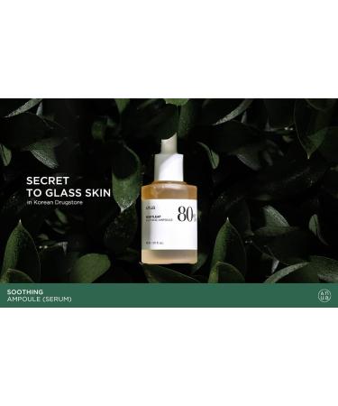 Anua Heartleaf 80% Soothing Ampoule 30ml - Non-Greasy Calming Serum for Combination & Sensitive Skin - Buy Online on GoSupps.com