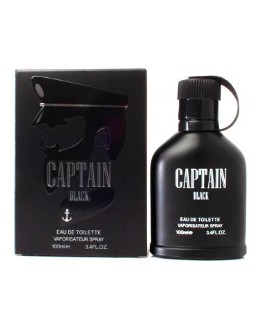 Captain Black Men Perfume 3.4 Fl Oz Eau De Parfum Vaporisateur Spray Long Lasting Oil France lavender musk Lemon