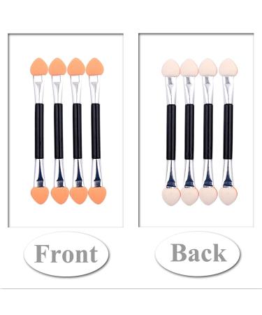 30 pcs Disposable Dual-Sided Eye Shadow Sponge Brushes | Professional Double-End Makeup Applicator Set | Manicure Cosmetic Tool | 9.5CM Aluminum Tube - Buy Online on GoSupps.com