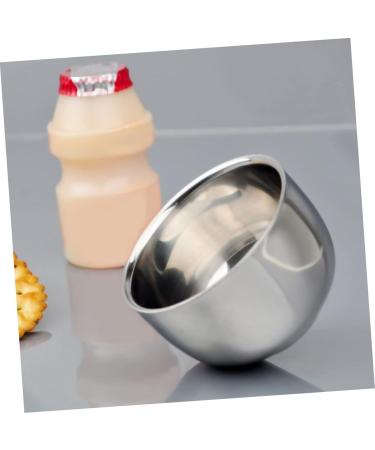 Minkissy Men's Shaving Cream Bowl - Stainless Steel Shaving Bowl with Cover | Premium Shaving Accessories for Men - Buy Online on GoSupps.com