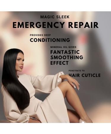 MagicSleek Emergency Repair Hydrating Hair Mask - 10 Pack | Intense Deep Conditioning Treatment - Buy Online on GoSupps.com