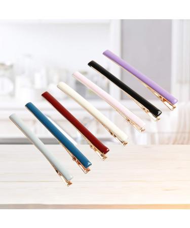 Beaupretty Alligator Hair Clips Set - Long Thin Duckbill Hair Pins - Solid Color Alloy Barrettes - 7pcs - Buy Online on GoSupps.com