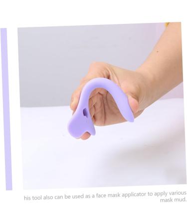 Mikinona Eyelashes Kit Eyeliner Aid Creamy Eyeshadow Lash Kit Mascara Drawing Aids Marscara Drawing Aid Multifunction Spoon 11.7X5.9CM Violet - Buy Online on GoSupps.com