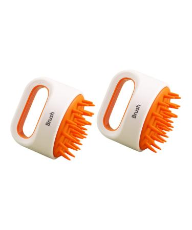 Fomiyes 2st Shampoo massage brush cleaning brush Health showerhaar shampoo brush anti-scaly shampoo tub washers shampoo brush for the scalp bathroomw scher shower brush multifunction