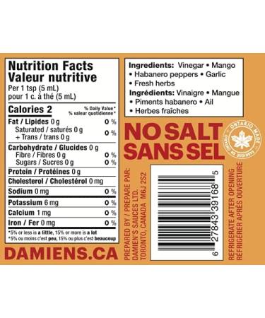 Damien's Hotel Oscar Tango Gourmet Habanero Hot Sauce 200mL - Buy Online on GoSupps.com