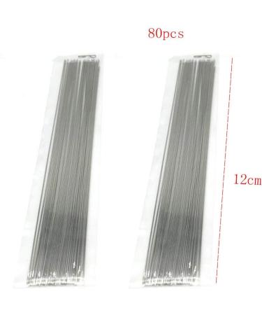 Mingchen 120mm Bead Needle Set - Ultra-Fine, Slender Needle for Bracelets & Necklaces (80 Pieces) - Buy Online on GoSupps.com