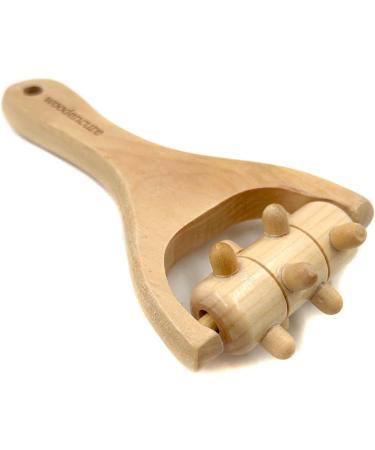 Woodure DIY Maderotherapy Full Body Massage Tool - Wooden Scooter for Waist Thighs Legs & Hands - Buy Online on GoSupps.com