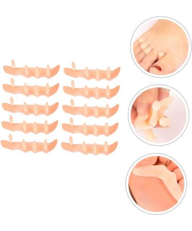GLEAVI 20 Pcs Silicone Toe Correctors & Separators - Foot Correction Tool Set for Short Boots - Toe Adjuster & Protector for Out of Shape Toes - Buy Online on GoSupps.com