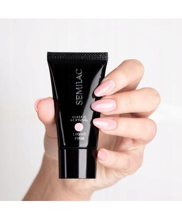  Semilac Semilac Acrylic Gel Double Flex Light Pink 30g - Buy Online on GoSupps.com