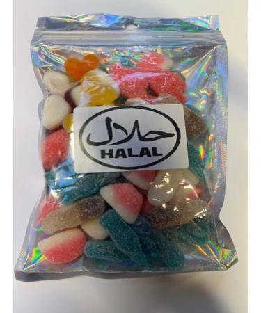 Halal Pick N Mix Gummy Sweets Pouch Gift Hamper Present Favour Eid Birthday Xmas 100g x 12