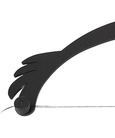 Eyebrow Ruler Precise Professional Microblading Line Marker Ruler For Salon (Black) - Buy Online on GoSupps.com