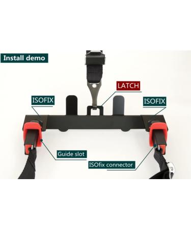 TOTMOX Auto-ISOFIX Holder | 2022 Auto-Children's Rest Charge Anchor Set | ISOFIX Connector & Sitz Lock Interface - Buy Online on GoSupps.com
