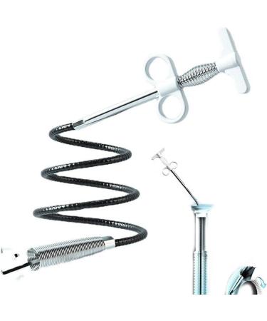 Sewer Pipe Unblocker Bathroom Hair Sewer Sink Cleaning Tools Snake Spring Pipe Dredging Tool Kitchen Accessories 160mm White - Buy Online on GoSupps.com