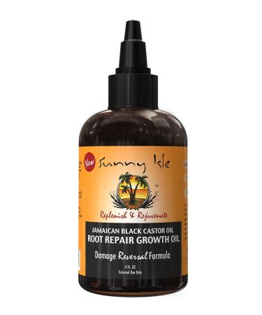 Sunny Isle Jamaican Black Castor Oil Root Repair Growth Oil 4 fl oz