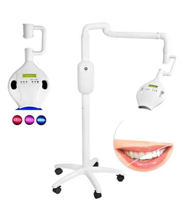 Bonew oral tooth whitening lamp beauty acceleration system floor stand instrument LCD screen with 8 lights color: red/blue/violet