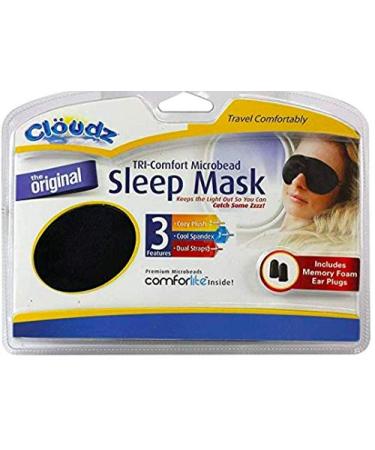 Cl udz Cool Gel and Bamboo Sleep Mask Cool Gel Blue / Black