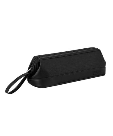 Practical Travel Case for Hair Styling Tools Protective Storage Bag with Compartments Water Hair Dryer Holder Black