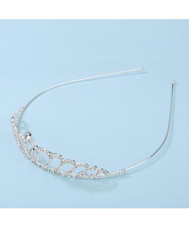 Shop Wiwpar Crystal Rhinestone Headband | Elegant Silver Headpiece for Women & Girls - Perfect for Weddings & Birthdays - Buy Online on GoSupps.com