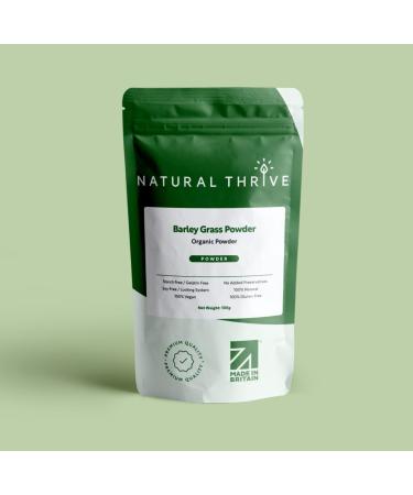 Natural Thrive Organic Barley Grass Powder 100g Natural Energy Boost Vegan NonGMO GlutenFree