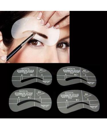 8 Eyebrow Stencils for Perfect Shapes & Thickening | International Shipping - Buy Online on GoSupps.com