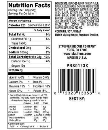 Stauffer's 12 Snack Pack Set Iced Animal Cookies - 1.75 Oz. (Pack of 12) - Buy Online on GoSupps.com