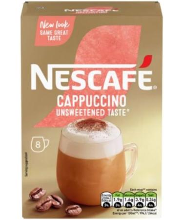 Nescafe Coffee Instant coffee Sachets 8mug | FabFinds Mug (Cappuccino Unsweetened 2 Pack) Cappuccino Unsweetened 60 g (Pack of 2) - Buy Online on GoSupps.com