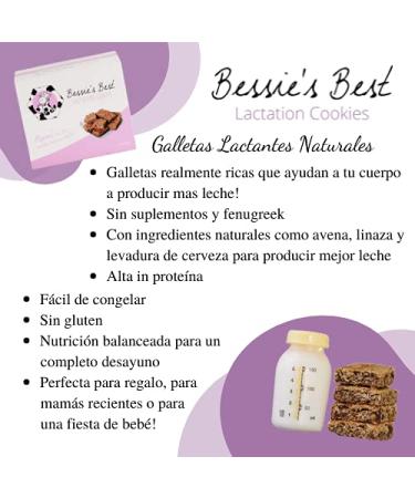 Bessie's Best Lactation Support Cookies - Soft PB Chocolate Chip - 36 Count - Buy Online on GoSupps.com