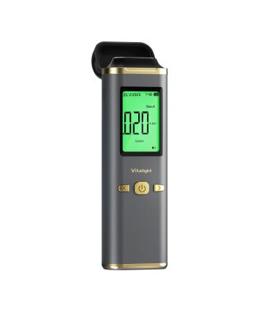 Breathalyzer | Portable Breath Alcohol Tester,Professional-Grade Accuracy Breath Alcohol Detector with LCD Digital Display for Personal & Professional,Easy to Use Without Mouthpieces Blow