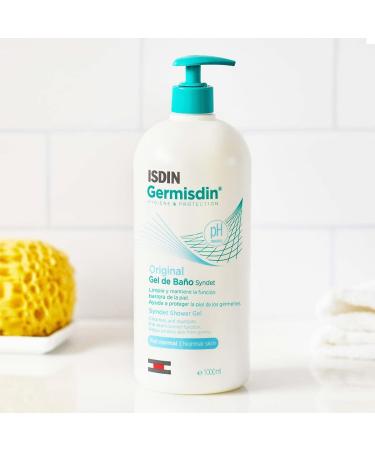 ISDIN Germisdin Original Bath Gel for daily cleansing that helps protect the skin and respects the barrier function. Pack of - Buy Online on GoSupps.com