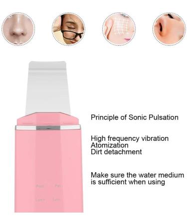 Ultrasound Skin Washer Facial Pore Cleaner | Dead Skin Shovel & Blackhead Remover | Red & Blue Light Therapy - Shop Now! - Buy Online on GoSupps.com