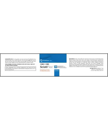 SciatiFlex Maximum Strength Sciatic Cream - Relieve Sciatic Nerve Pain in Lower Back Hips & Legs | Hemp & Arnica Formula - 4oz - Buy Online on GoSupps.com