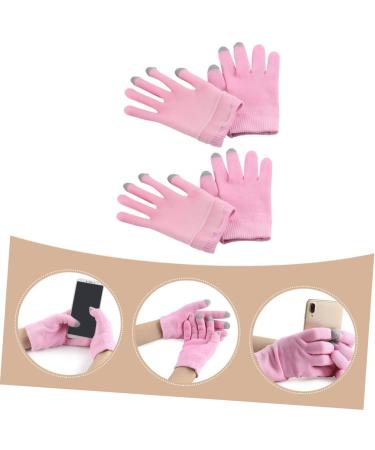 minkissy 10 Pairs Moisturizing Gloves Hand Covering Conductive Yarn Touch Screen Pink Miss - Buy Online on GoSupps.com