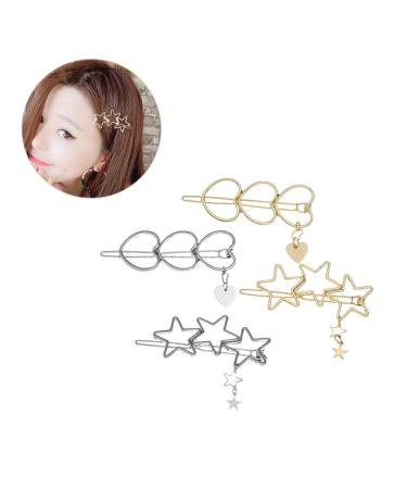 minkissy Metal Hairpin Pearl Hair Clips Hair Pin Hair Barrettes Hair Clips Accessories Decorative Hair Clips Women Hair Clips Miss Alloy Button