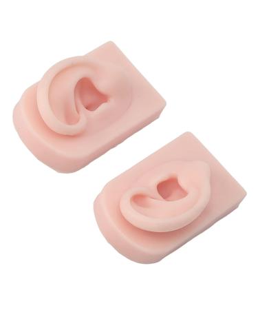 3 Pairs Silicone Ear Model for Piercing Practice & Acupuncture Training - Light Skin Colour - Buy Online on GoSupps.com