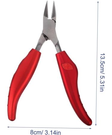 minkissy Hawk Mouth Pliers Dead Skin Clipper Cuticle Manicure Nail Tool Cuticle Scissor Manicure Pedicure Nail Scissors Handle Rubber and Plastic Cosmetic - Buy Online on GoSupps.com