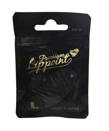 LSTYLE Dart Tips: Premium Lippoint - 2BA Standard Thread - Plastic Soft Tip Dart Points (30 and 60 Packs) Black