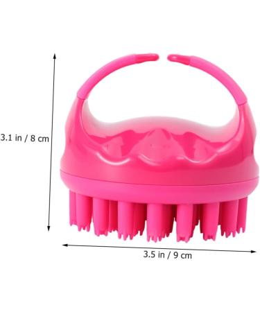 Frcolor Silicone Hair Massage Brush - Ergonomic Shampoo Brush for Rinse & Bathing | International Shipping - Buy Online on GoSupps.com