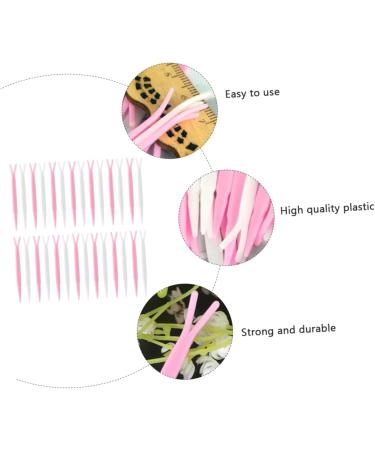 Housoutil 100pcs Double Eyelid Y-shaped Fork Stickers Makeup Accessories Eyelid Sticker Fork Supplies Cosmetic - Buy Online on GoSupps.com