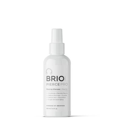 BrioCare Pierce Pro, Gentle Saline Spray, Accelerate Piercing & Body Mod Aftercare, Soothe Redness & Itch, Reduce Bumps & Crust, Zero-Contact, No Rinse, Residue Free Pure Hypochlorous HOCl by BRIOTECH