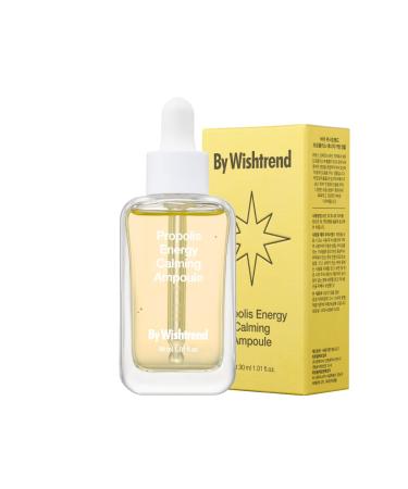 By Wishtrend Propolis Energy Calming Ampoule 30ml 1.02 Fl Oz - Prevent Blemishes Hydration Hyperpigmentation Ideal for Sensitive Troubled Skin Light Propolis ampoule New Package: Propolis Energy Calming Ampoule