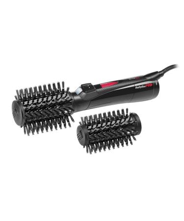 BaByliss Pro Rotating Hot Air Brush with 2 Brush Attachments 800 Watt Black 1 Piece (Pack of 1)