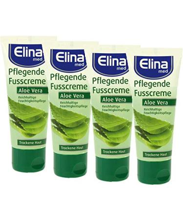 Elina Aloe Vera Foot Cream 75ml Tube Pack of 4