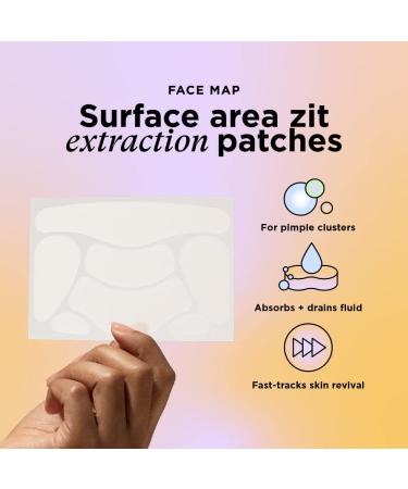 ZitSticka Hydrocolloid Pimple Patches - 2 Pack for Face T-Zone Coverage | Oil Absorbing & Pore Unclogging Zit Stickers - Buy Online on GoSupps.com