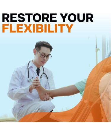 Compression Ankle Brace with Silicone Support - Copper Plantar Fasciitis & Achilles Tendonitis Relief - Unisex Medium Size - Buy Online on GoSupps.com