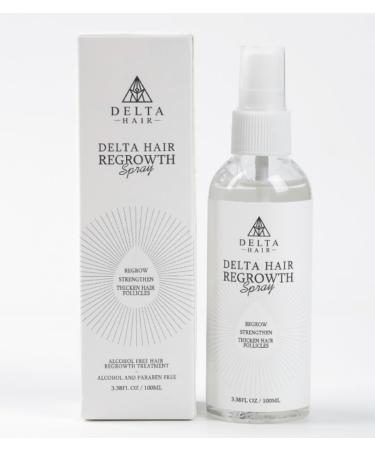 Delta Hair Regrowth Spray- minoxidil- all natural- alcohol free