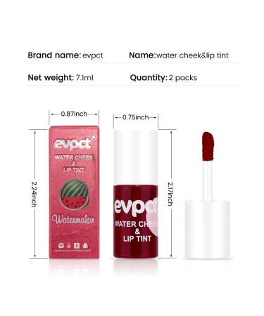 BINGBRUSH 4Pcs Bright Vivid Color Lip Tint Set - Long-wear Non-sticky Lightweight Stains - Liquid Lipstick Rouge Lip Gloss Gift Set - Buy Online on GoSupps.com