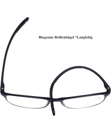 DOOViC Blue Light Filter Reading Glasses for Unisex TR259-C | Matte Black 1.75x (9 Colors) - Shop Now for Eye Protection & Style - Buy Online on GoSupps.com
